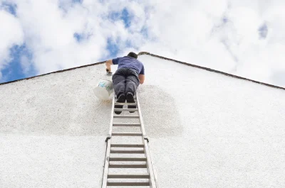 Peinture extérieure à Lorette — façades et ravalement